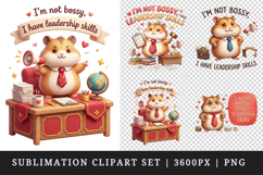 Funny Quote clipart printable sublimation design png Product Image 1