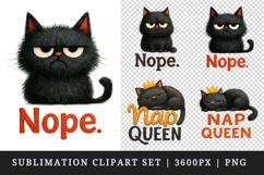 Funny Quote clipart printable sublimation design png Product Image 1