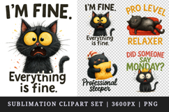 Funny Quote clipart printable sublimation design png Product Image 1