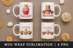 Funny Quote mug wrap printable sublimation design Product Image 1