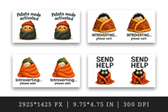 Funny Quote mug wrap printable sublimation design Product Image 2