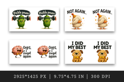 Funny Quote mug wrap printable sublimation design Product Image 2