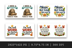 Funny Quote mug wrap printable sublimation design Product Image 2