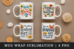 Funny Quote mug wrap printable sublimation design Product Image 1