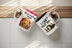 Funny Quote mug wrap printable sublimation design Product Image 3