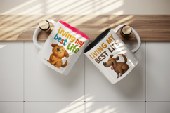 Funny Quote mug wrap printable sublimation design Product Image 3
