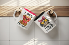 Funny Quote mug wrap printable sublimation design Product Image 3