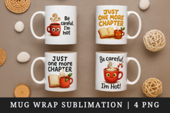 Funny Quote mug wrap printable sublimation design Product Image 1