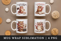 Funny Quote mug wrap printable sublimation design Product Image 1