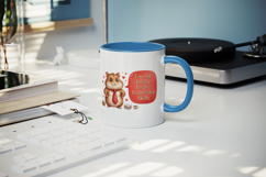 Funny Quote mug wrap printable sublimation design Product Image 5