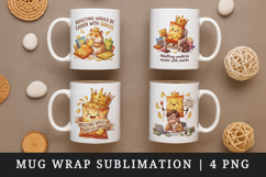 Funny Quote mug wrap printable sublimation design Product Image 1