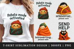 Funny Quote t-shirt printable sublimation design png Product Image 1