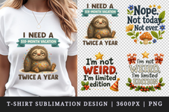 Funny Quote t-shirt printable sublimation design png Product Image 1