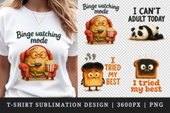 Funny Quote t-shirt printable sublimation design png Product Image 1