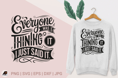 Funny Sarcastic Quotes SVG PNG Product Image 1