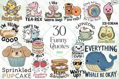 Funny Quotes Sublimation Clipart Product Image 1