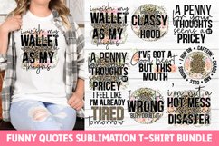 Funny Quotes Sublimation T shirt Bundle - Funny Sublimation Product Image 1