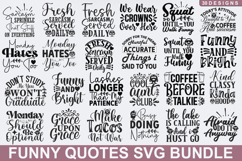 Funny Quotes SVG Bundle - Funny Quotes Design Product Image 1