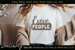 Funny Quote SVG UGH Funny Sarcastic T-shirt Mug Design Product Image 2