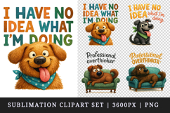 Funny Quotes clipart printable sublimation design png Product Image 1