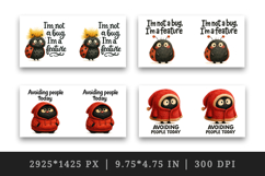 Funny Quotes mug wrap printable sublimation design Product Image 2