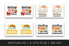 Funny Quotes mug wrap printable sublimation design Product Image 2