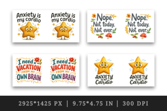Funny Quotes mug wrap printable sublimation design Product Image 2
