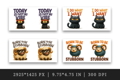 Funny Quotes mug wrap printable sublimation design Product Image 2