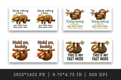 Funny Quotes mug wrap printable sublimation design Product Image 2