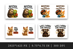 Funny Quotes mug wrap printable sublimation design Product Image 2