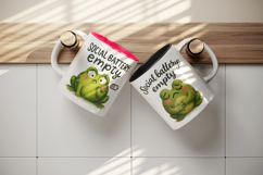 Funny Quotes mug wrap printable sublimation design Product Image 3