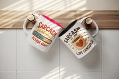 Funny Quotes mug wrap printable sublimation design Product Image 3