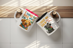 Funny Quotes mug wrap printable sublimation design Product Image 3