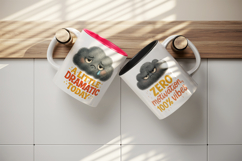 Funny Quotes mug wrap printable sublimation design Product Image 3