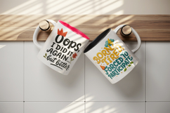 Funny Quotes mug wrap printable sublimation design Product Image 3