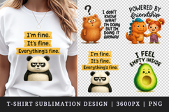 Funny Quotes t-shirt printable sublimation design png Product Image 1