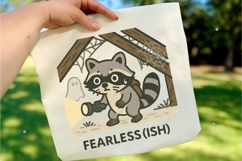 Funny Raccoon PNG, Fearless Ish Raccoon PNG,Sarcastic Animal Product Image 1