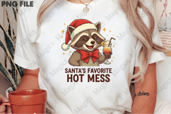 Funny Raccoon Holidays PNG Product Image 2