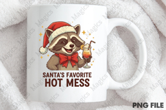 Funny Raccoon Holidays PNG Product Image 4