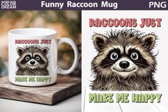 Funny Raccoon Mug | Raccoon Sarcastic Quotes Mug Product Image 1