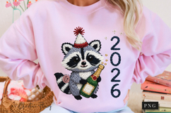 2026 Funny Raccoon PNG Product Image 9