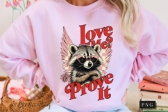 Funny Valentine Raccoon PNG - 4 Designs Product Image 4