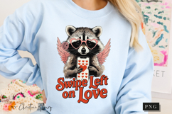 Funny Valentine Raccoon PNG - 4 Designs Product Image 5