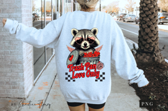 Funny Valentine Raccoon PNG - 4 Designs Product Image 4