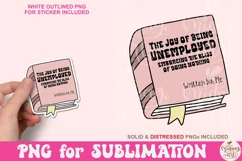 Funny reading PNG File, Cute Trendy Bookish Artsy Design Product Image 1