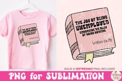 Funny reading PNG File, Cute Trendy Bookish Artsy Design Product Image 2