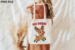 Funny Reindeer Lights T-Shirt Design Product Image 3