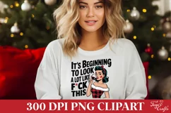 Sarcastic Christmas PNG Clipart: Beginning to Look a Lot Product Image 2