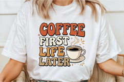 Funny retro coffee quote PNG Product Image 2