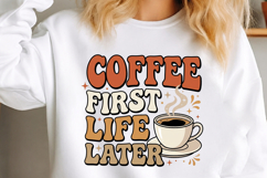 Funny retro coffee quote PNG Product Image 3